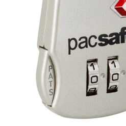 Pacsafe PROSAFE 800 COMBINATION CABLE PADLOCK Gepäcksicherung SILVER -CampWelt Verkäufe 5637879594 c prosafe 800 tsa combination cable padlock pacsafe 24